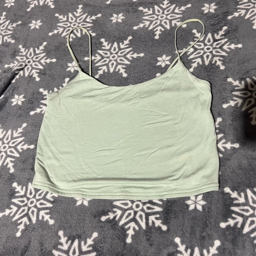 Spaghetti strap crop top